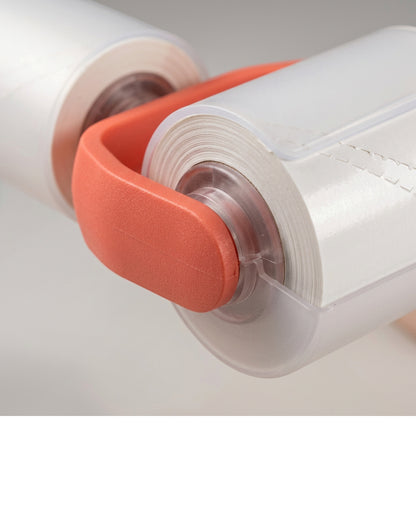 Luupo Twin-Head Adhesive Seam Lint Roller 50 Sheets Coral - Detail view